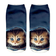 Popular Funny Unisex Short Cat Socks